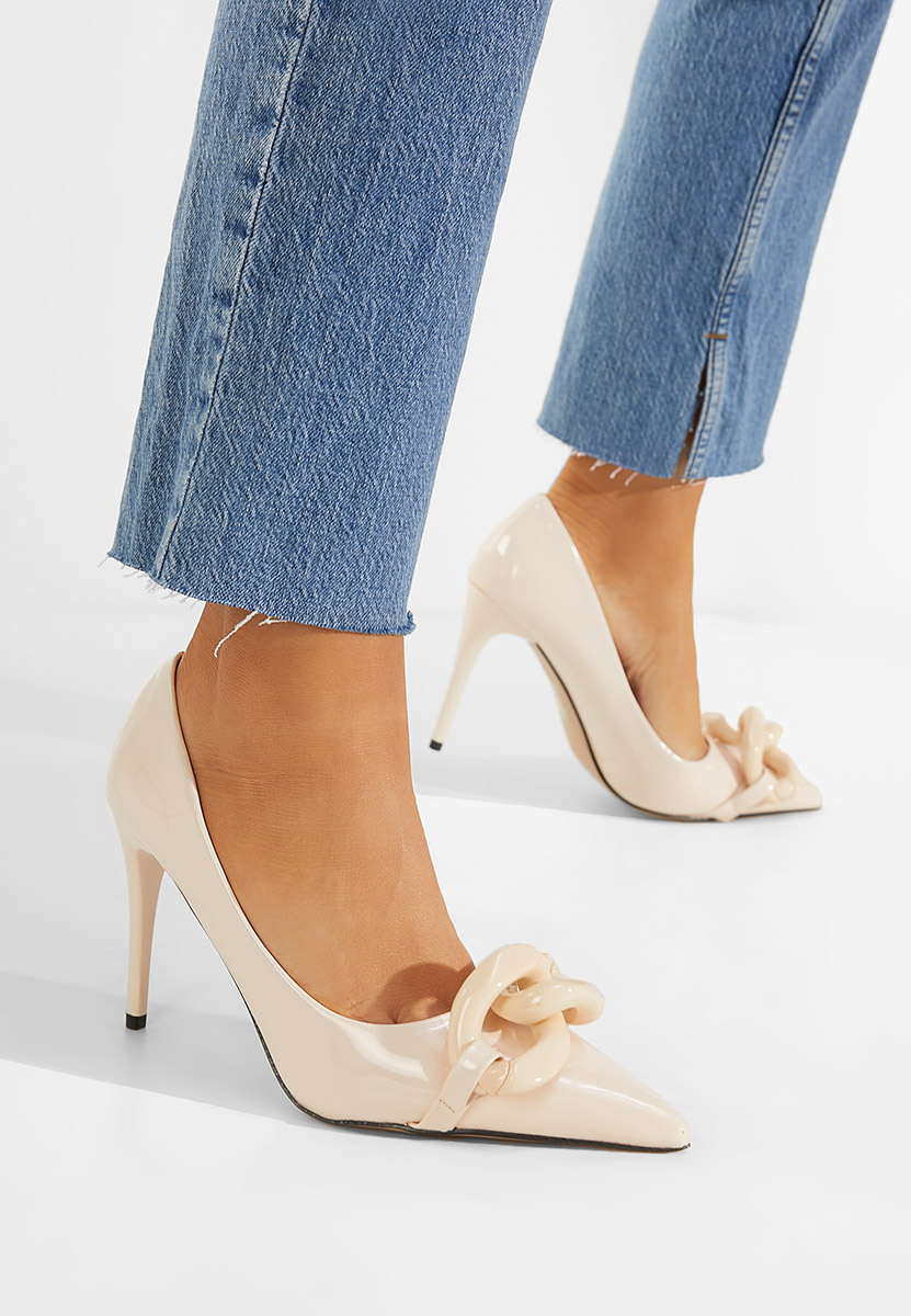 Beżowe szpilki Corrientes