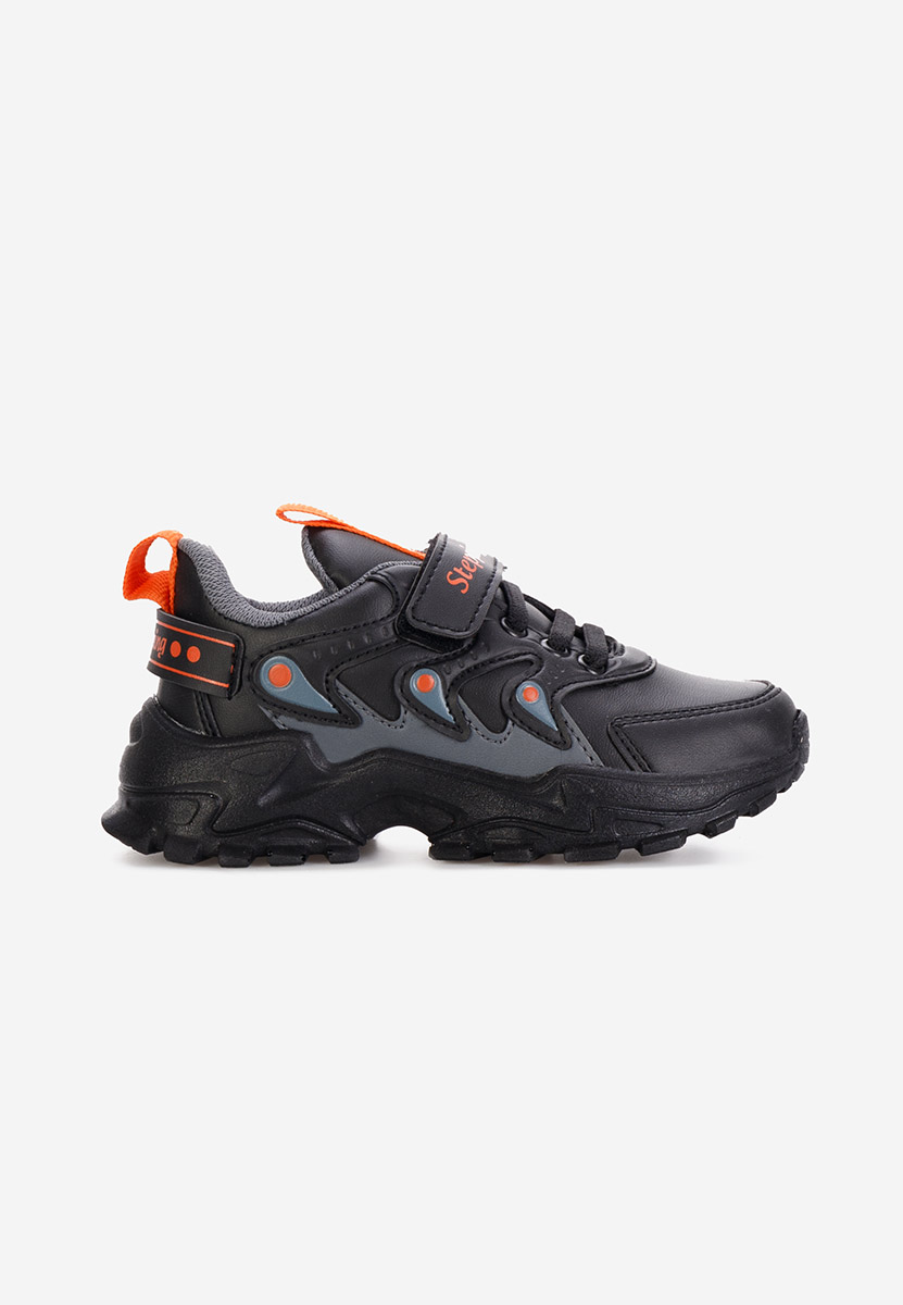 Czarne sneakersy dla dzieci Matea A V3