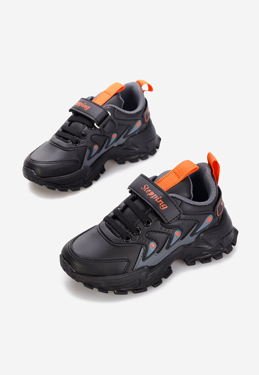 Czarne sneakersy dla dzieci Matea A V3