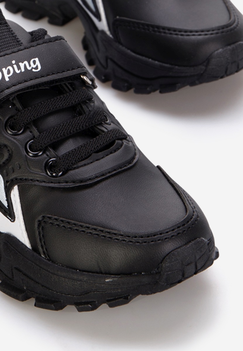 Czarne sneakersy dla dzieci Matea A V4