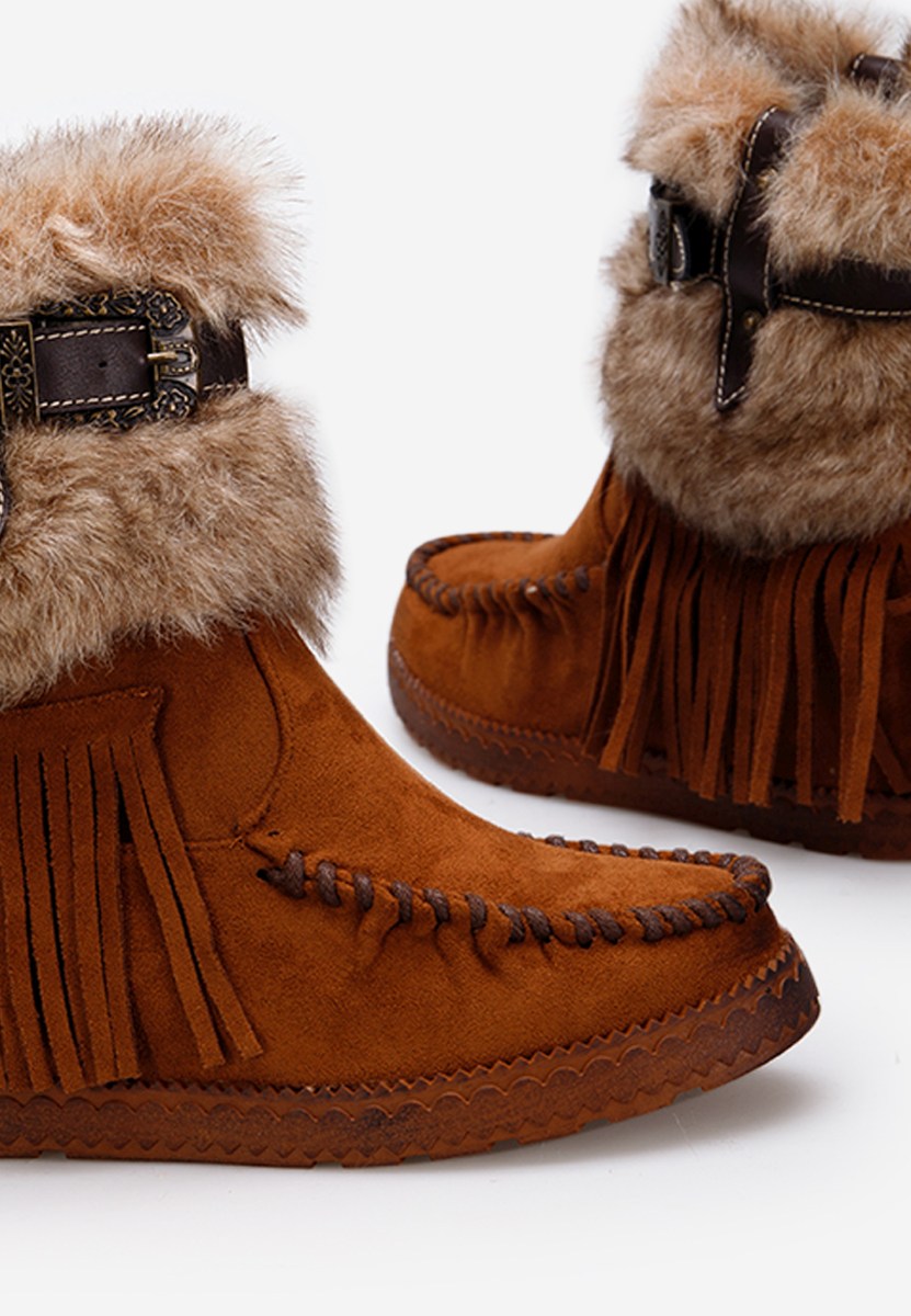 Camelowe zimowe buty damskie Pavia Camelowe zimowe buty damskie Pavia