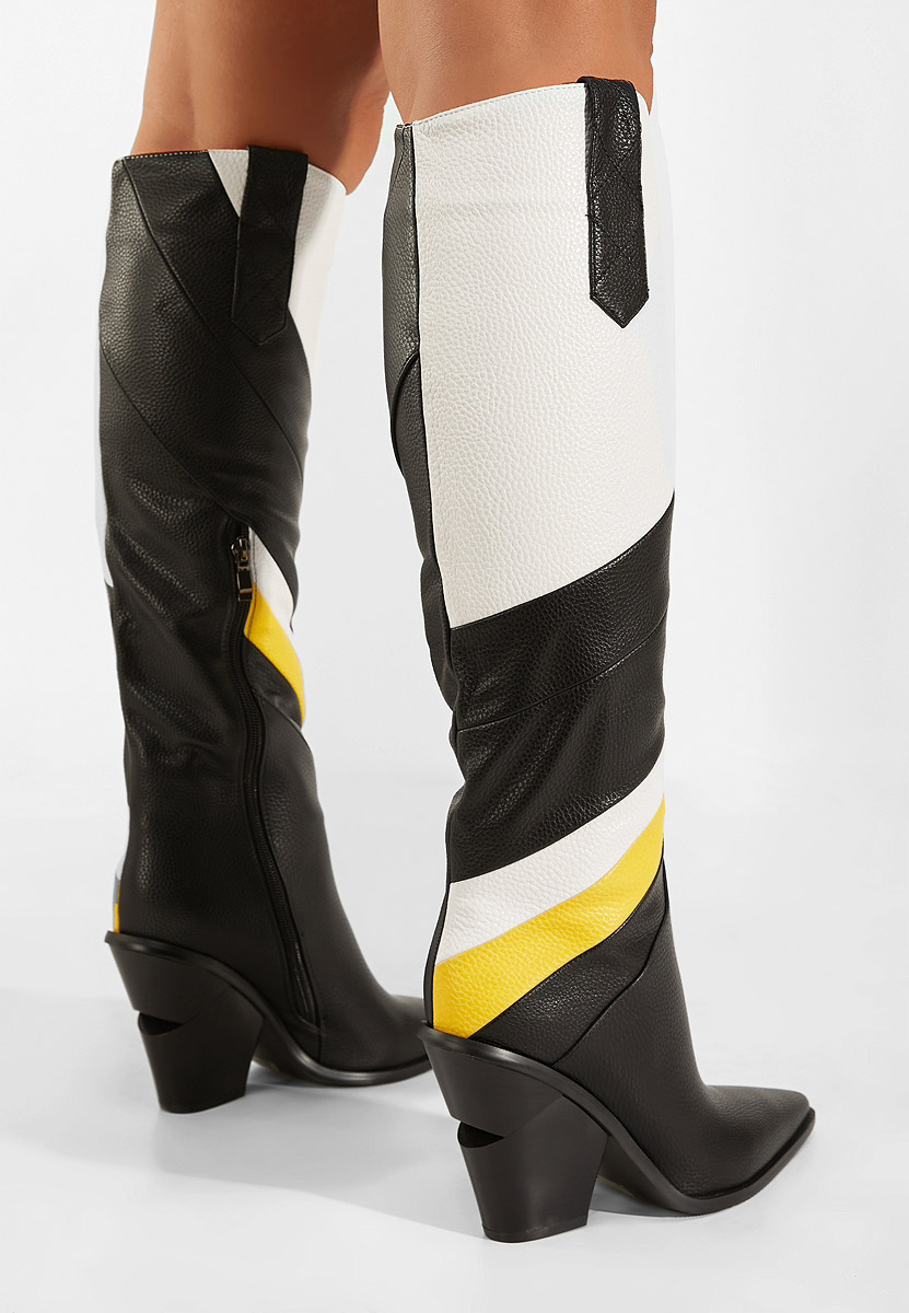 Wielokolorowy kozaki do kolan Marchena