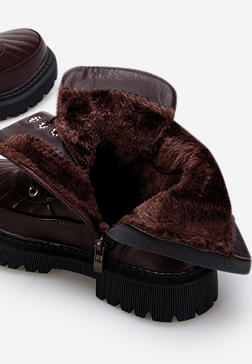 Brązowe botki dziewczęce Casilda B