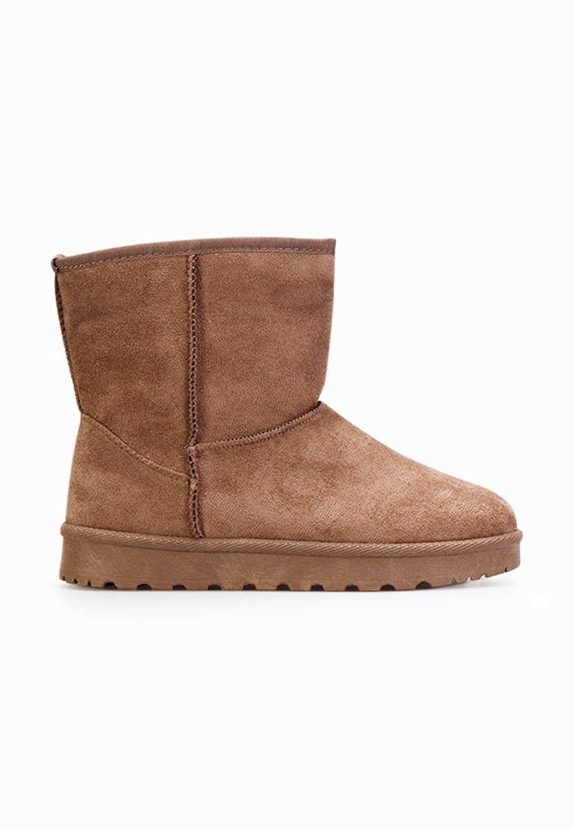 Khaki śniegowce damskie Celesa