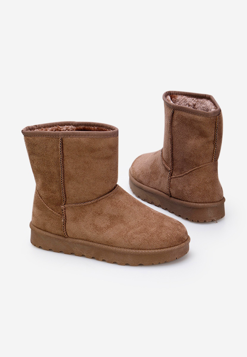 Khaki śniegowce damskie Celesa