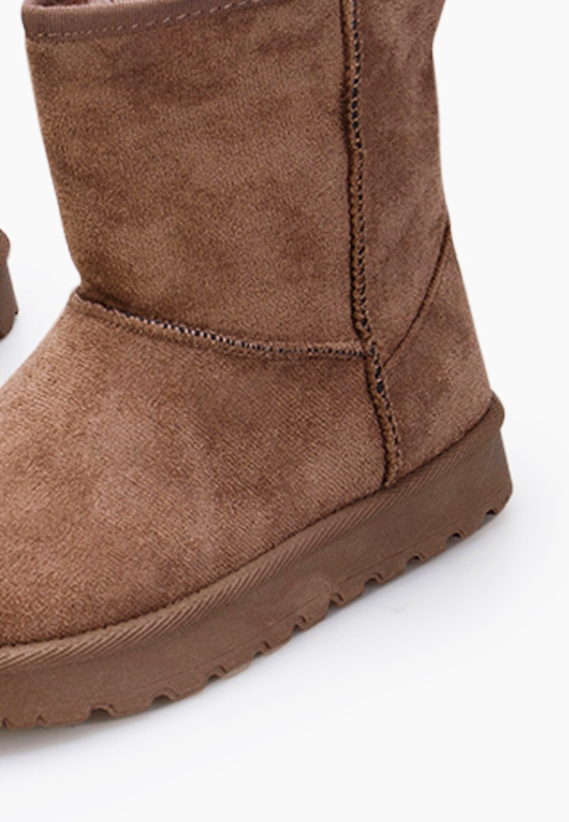 Khaki śniegowce damskie Celesa