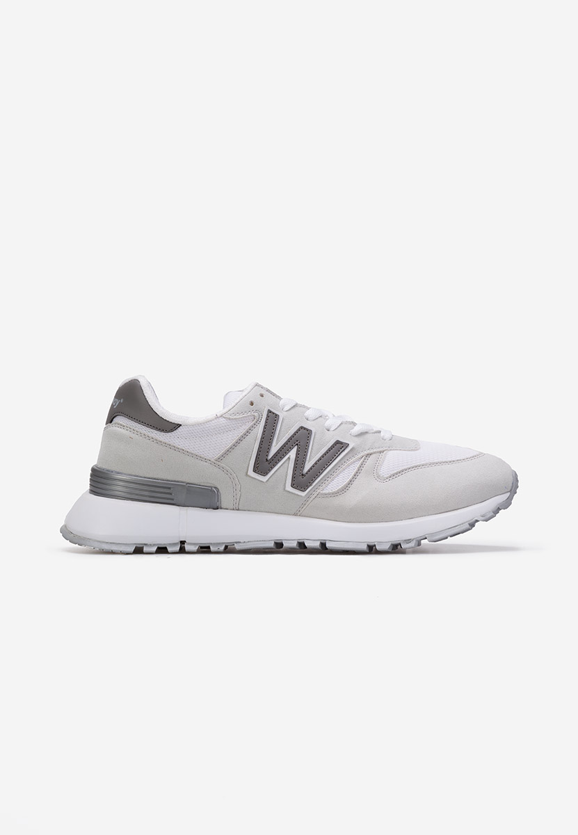 Szare sneakersy męskie Hacho