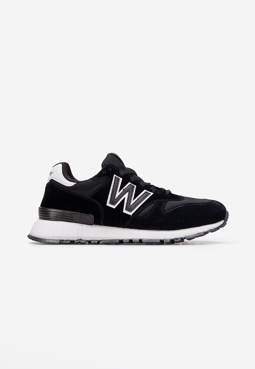 Czarne sneakersy męskie Hacho