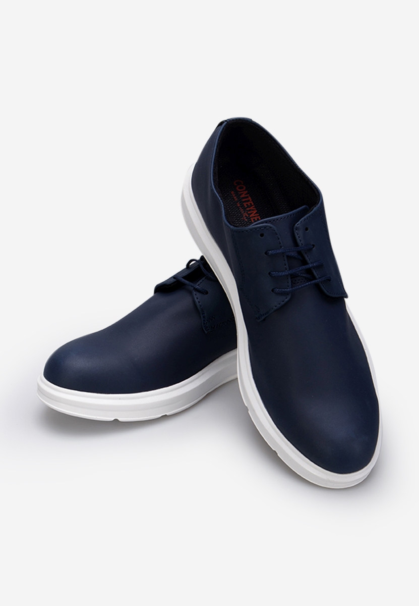 Niebieskie półbuty męskie Brest