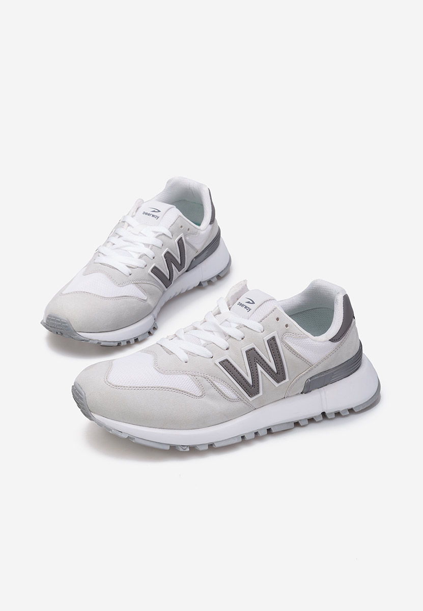 Szare sneakersy męskie Hacho