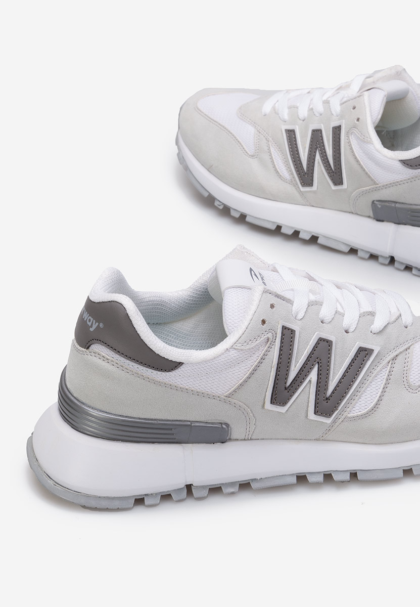 Szare sneakersy męskie Hacho