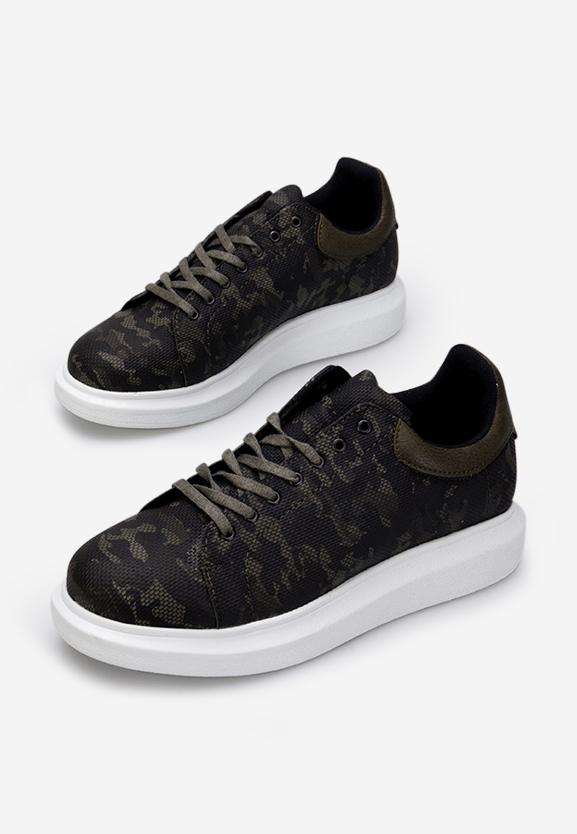 Khaki sneakersy męskie Ajaccio