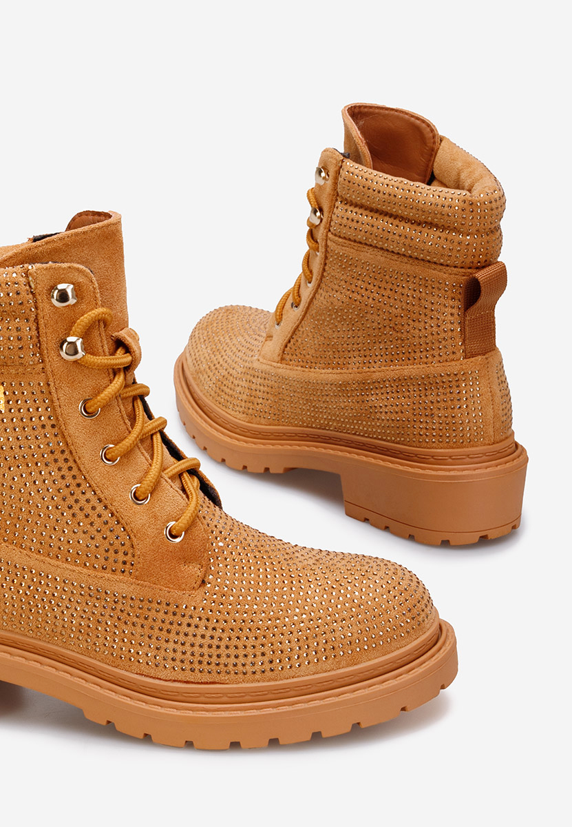 Camelowe trapery damskie Preta