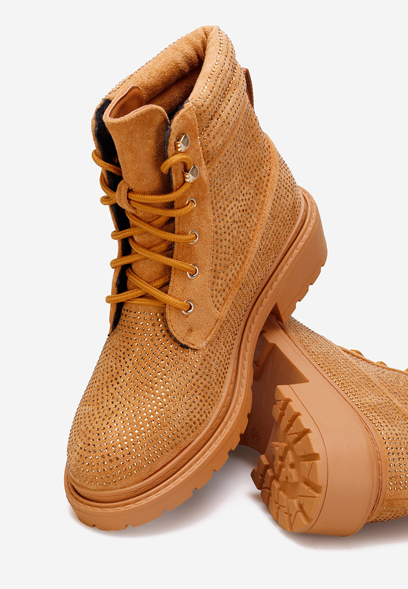 Camelowe trapery damskie Preta