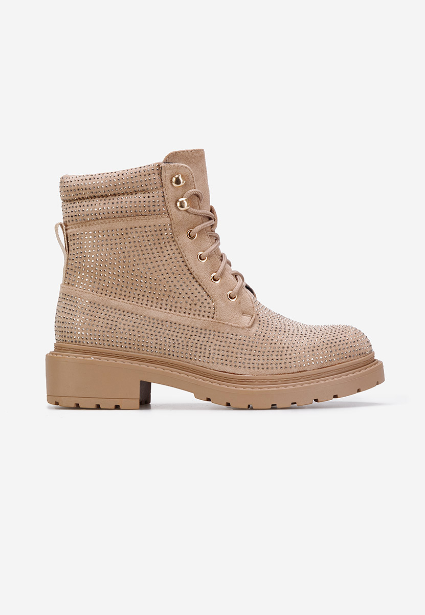 Brązowe trapery damskie Preta