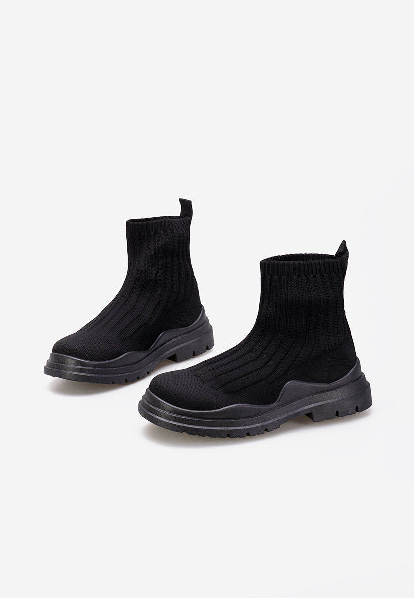 Czarne sneakersy dziewczęce Bounce B V5