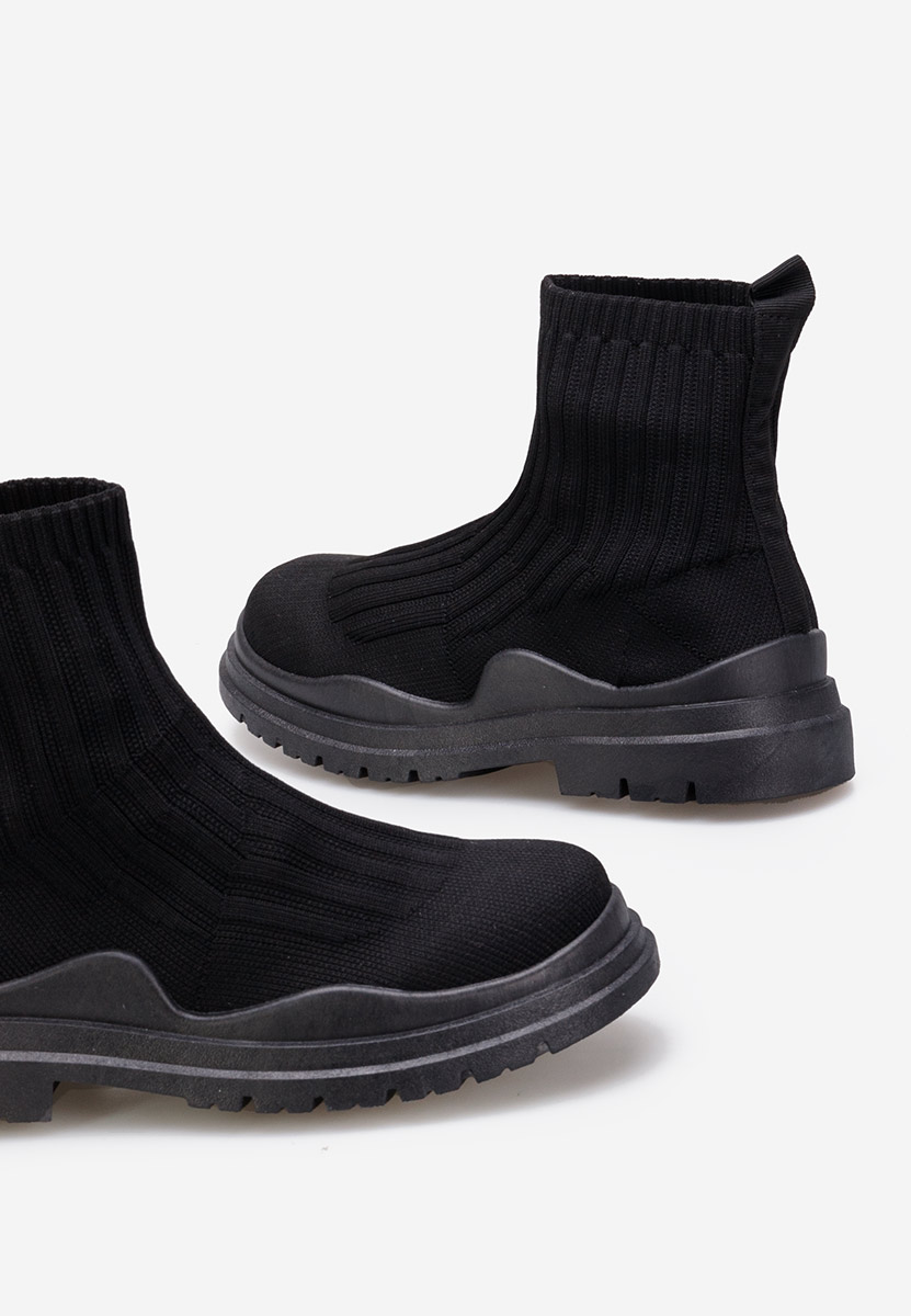 Czarne sneakersy dziewczęce Bounce B V5