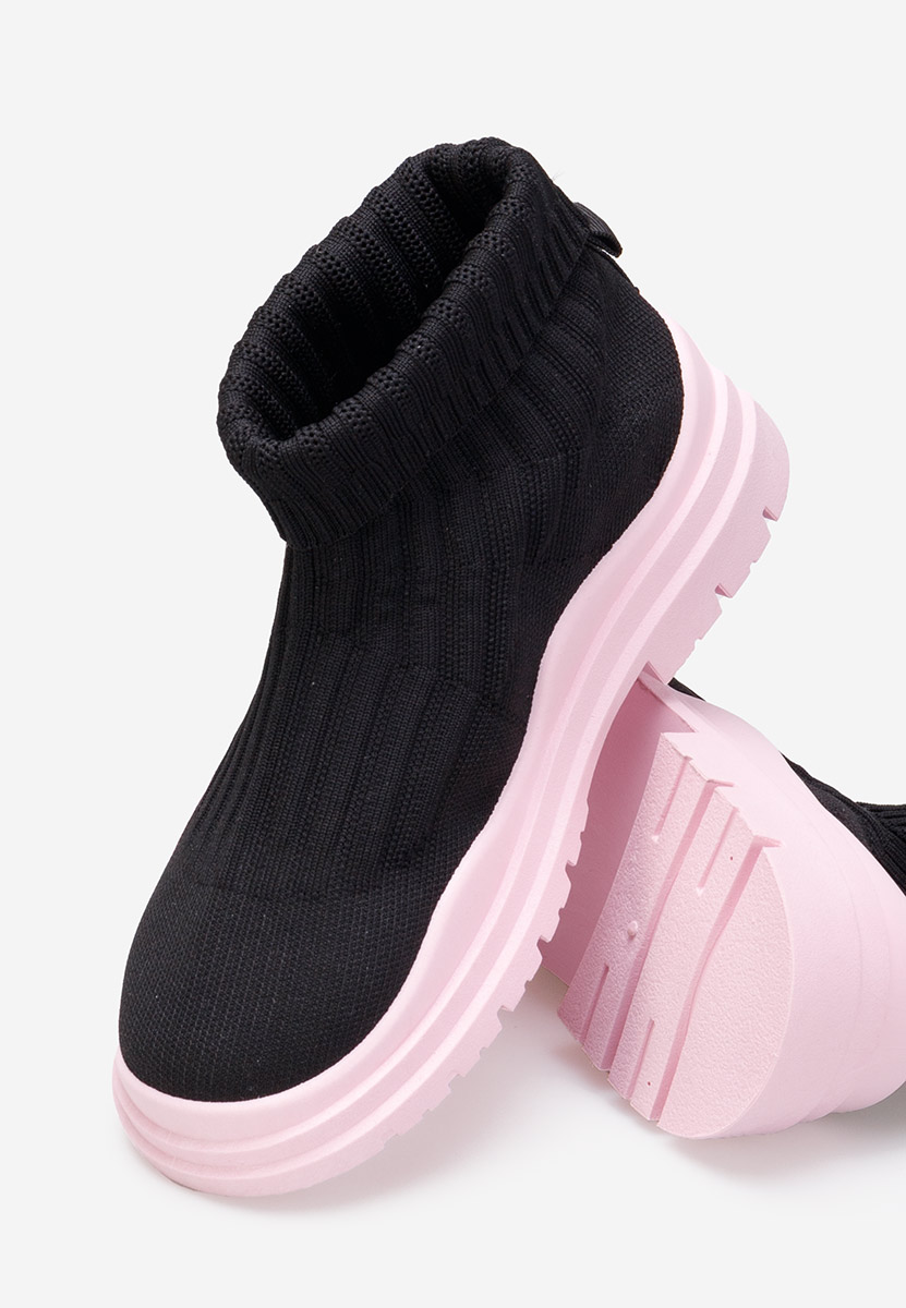 Czarne sneakersy dziewczęce Bounce B V2