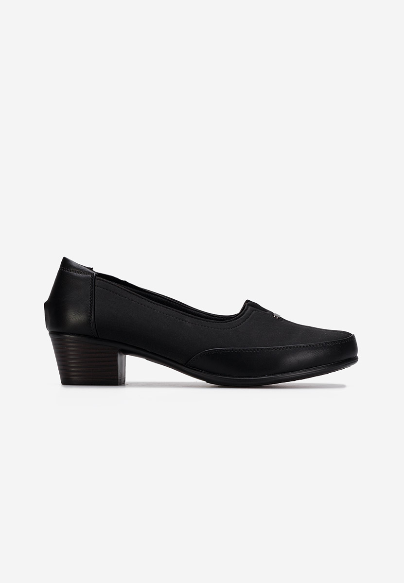 Czarne czółenka na słupku Narona