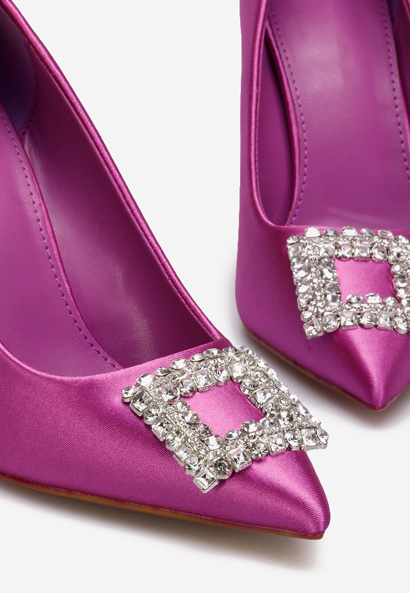 Fioletowe szpilki Leonida S