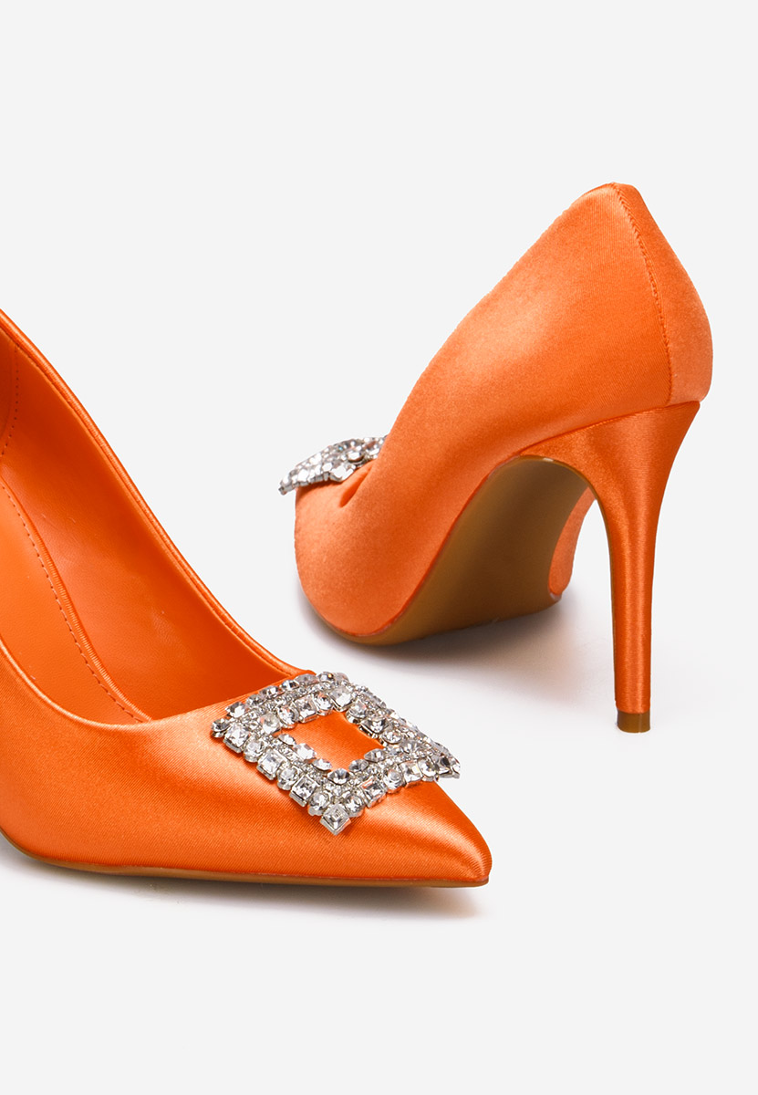 Pomarańczowe szpilki Leonida S