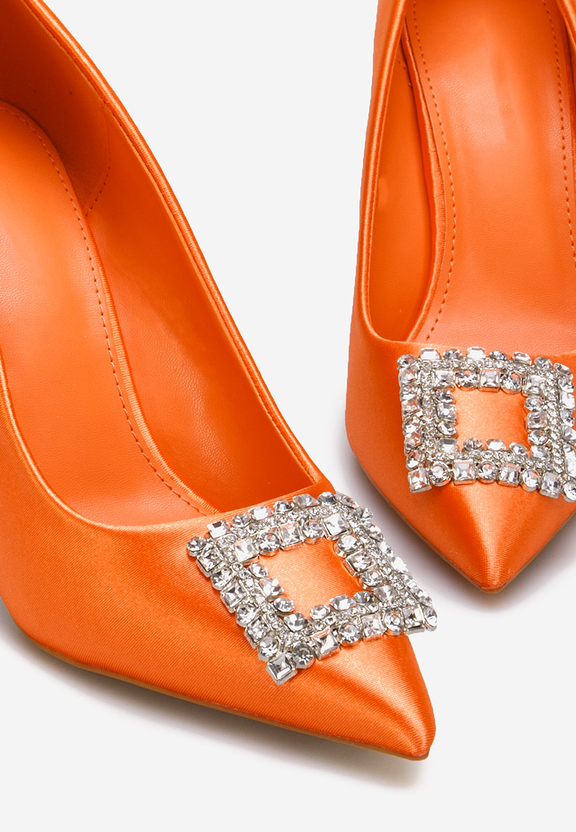 Pomarańczowe szpilki Leonida S