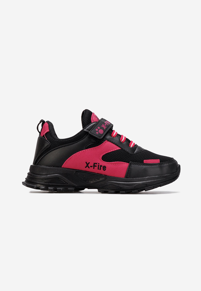 Czarne sneakersy dziewczęce Menas B V4