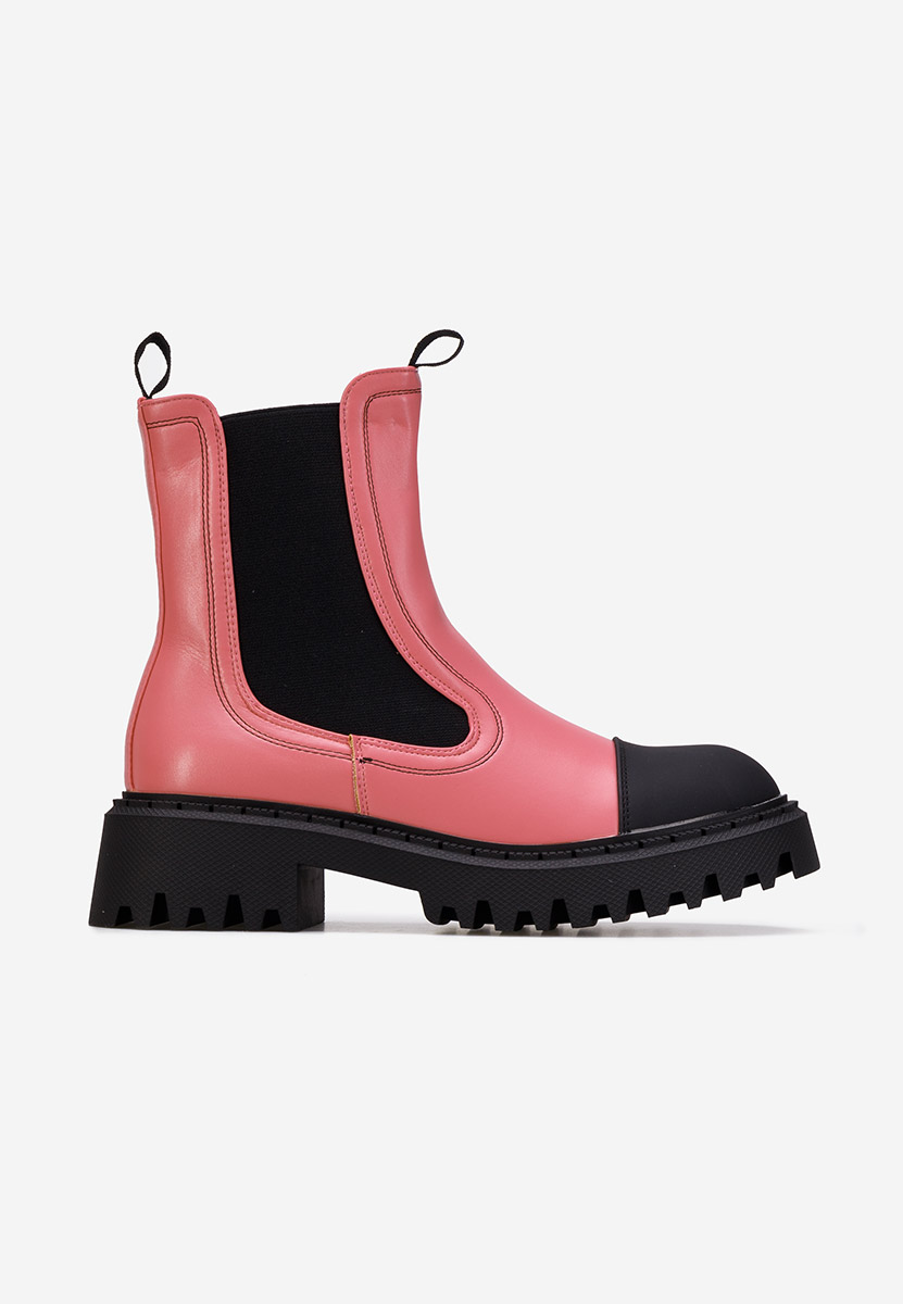 Różowe botki chelsea Zambia