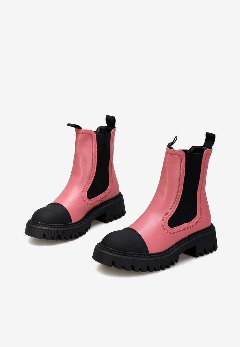 Różowe botki chelsea Zambia