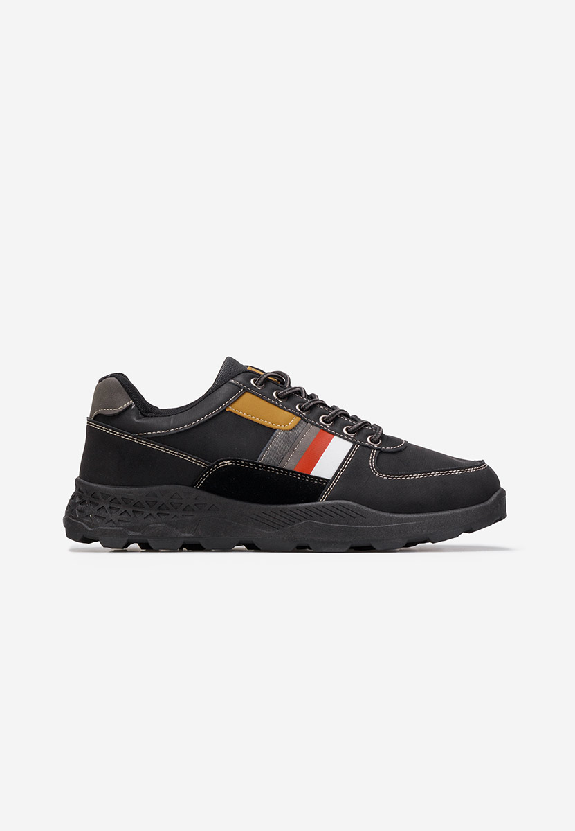 Czarne sneakersy męskie Odin