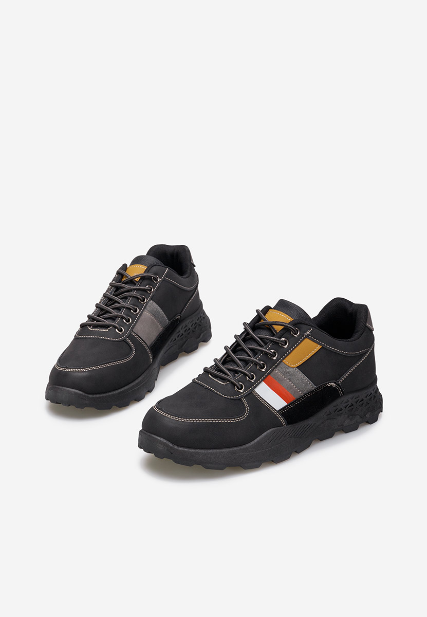 Czarne sneakersy męskie Odin