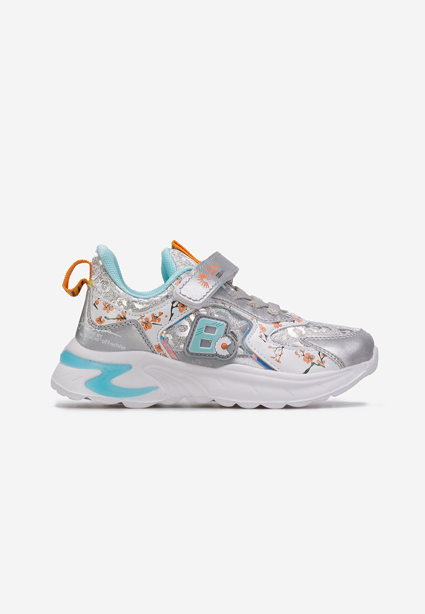 Szare sneakersy dziewczęce Lalia