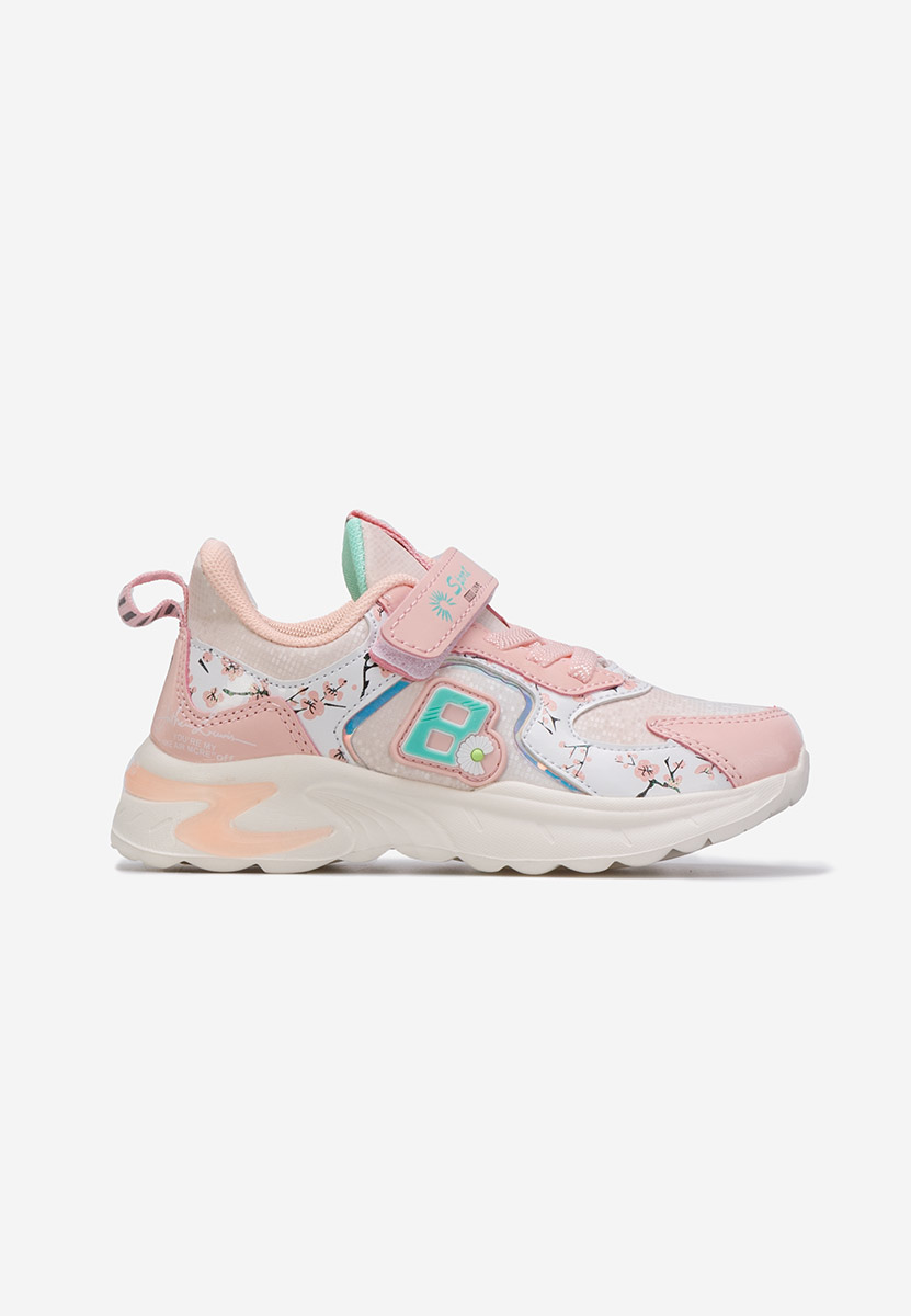 Różowe sneakersy dziewczęce Lalia