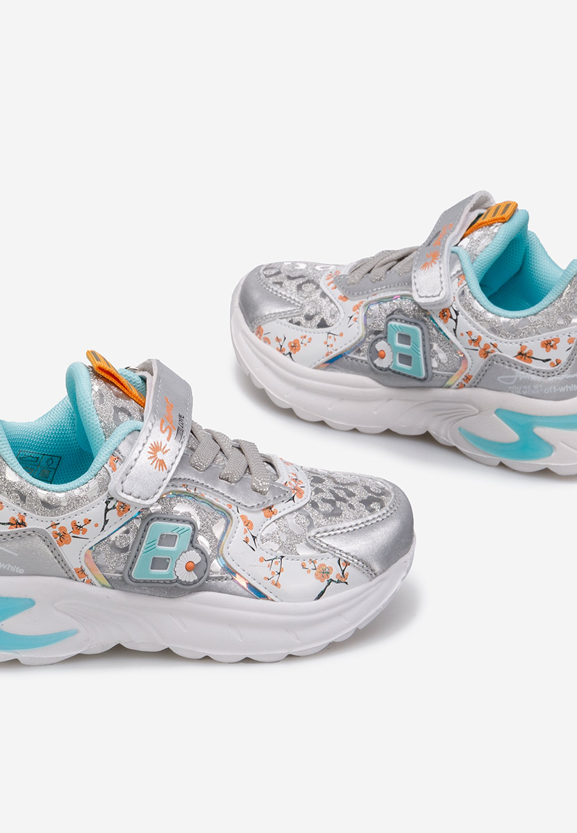 Szare sneakersy dziewczęce Lalia