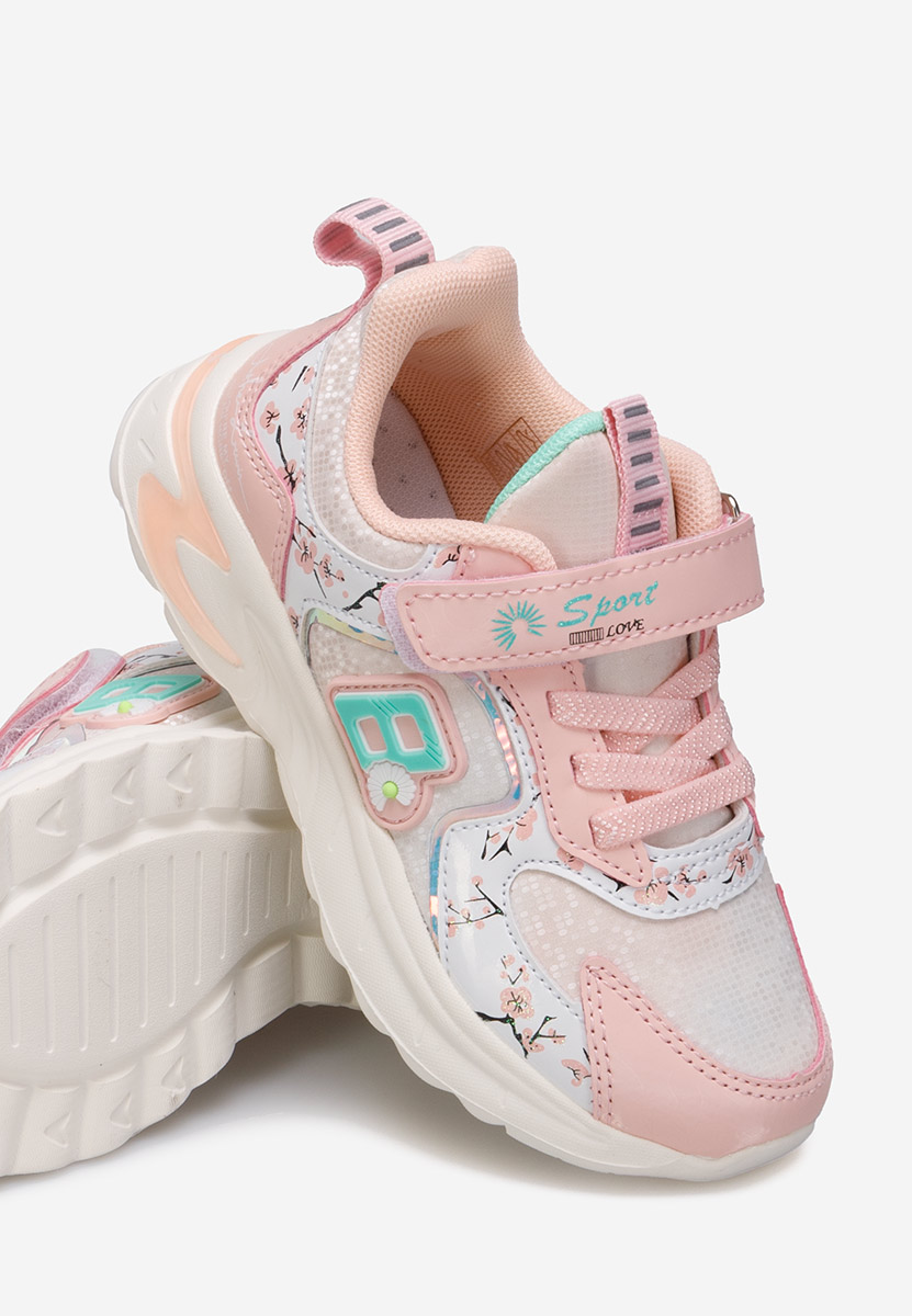 Różowe sneakersy dziewczęce Lalia
