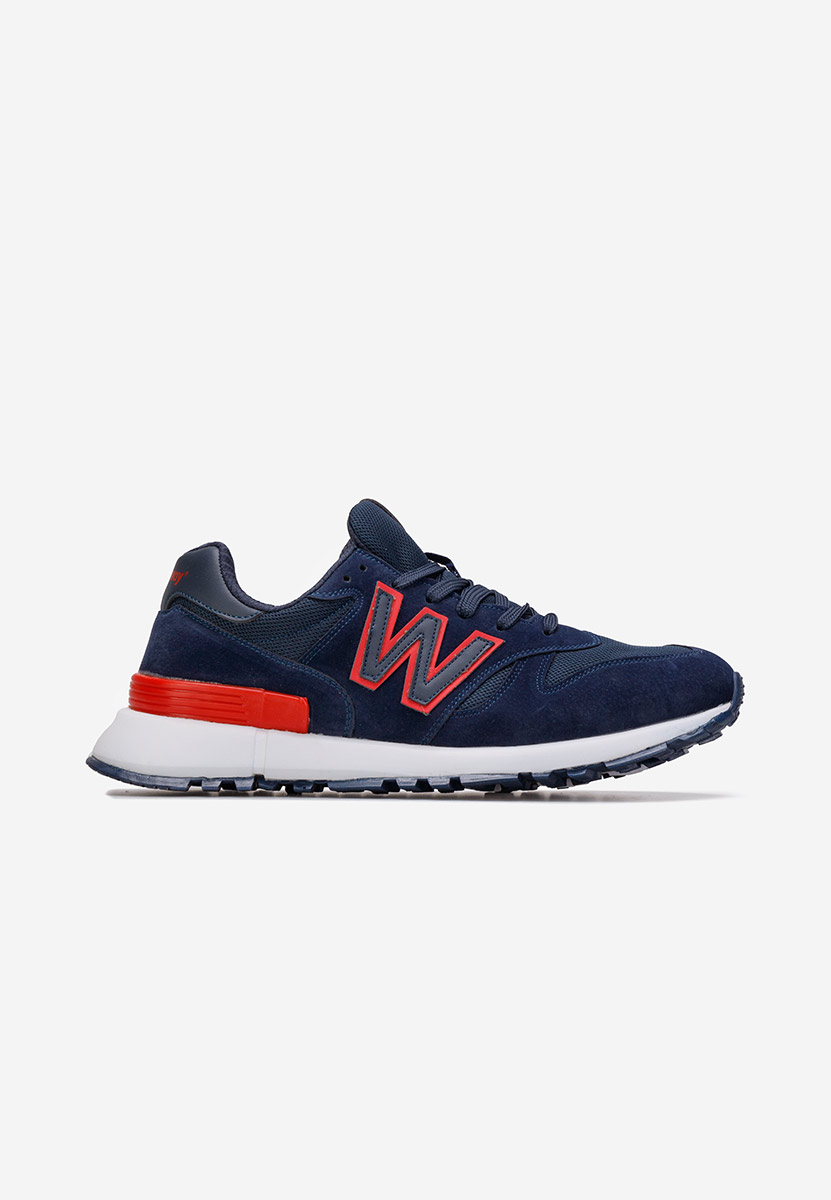 Niebieskie sneakersy męskie Hacho