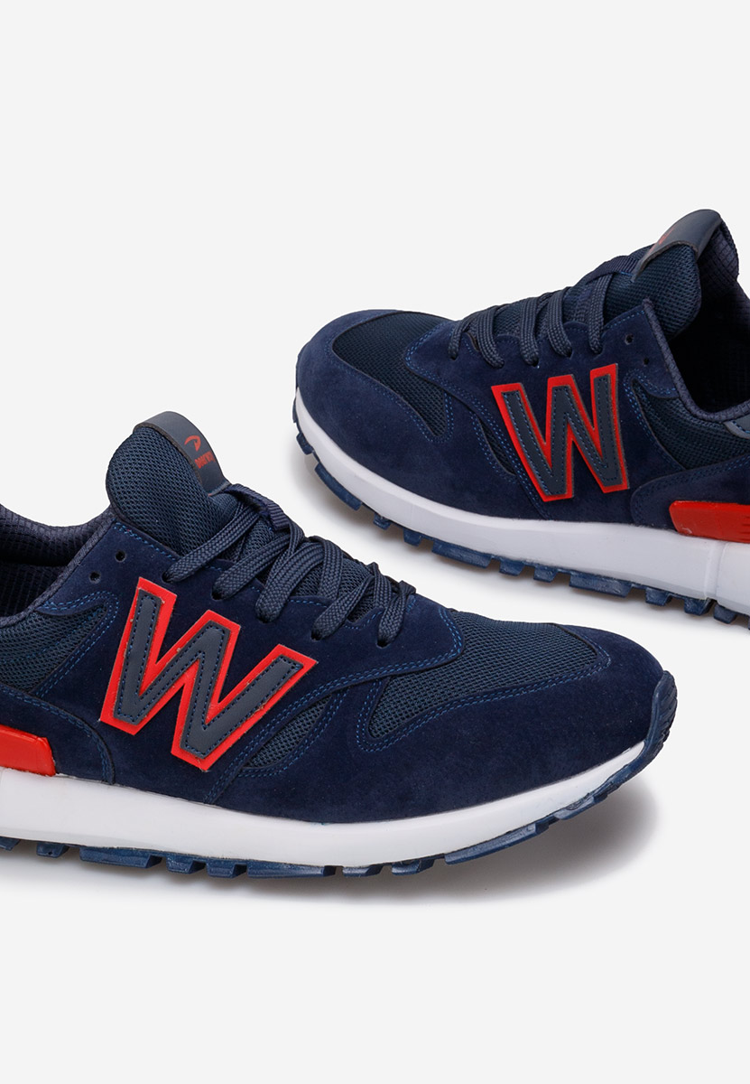 Niebieskie sneakersy męskie Hacho