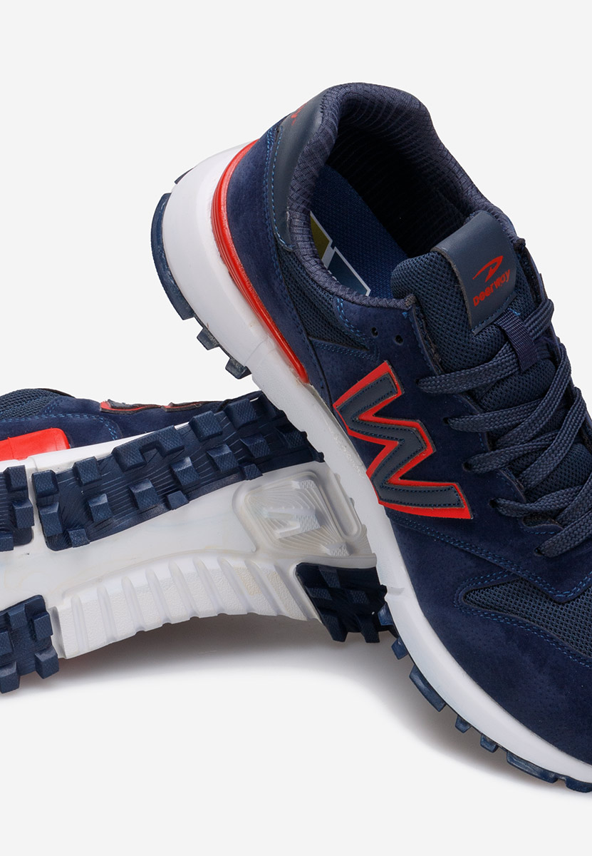 Niebieskie sneakersy męskie Hacho