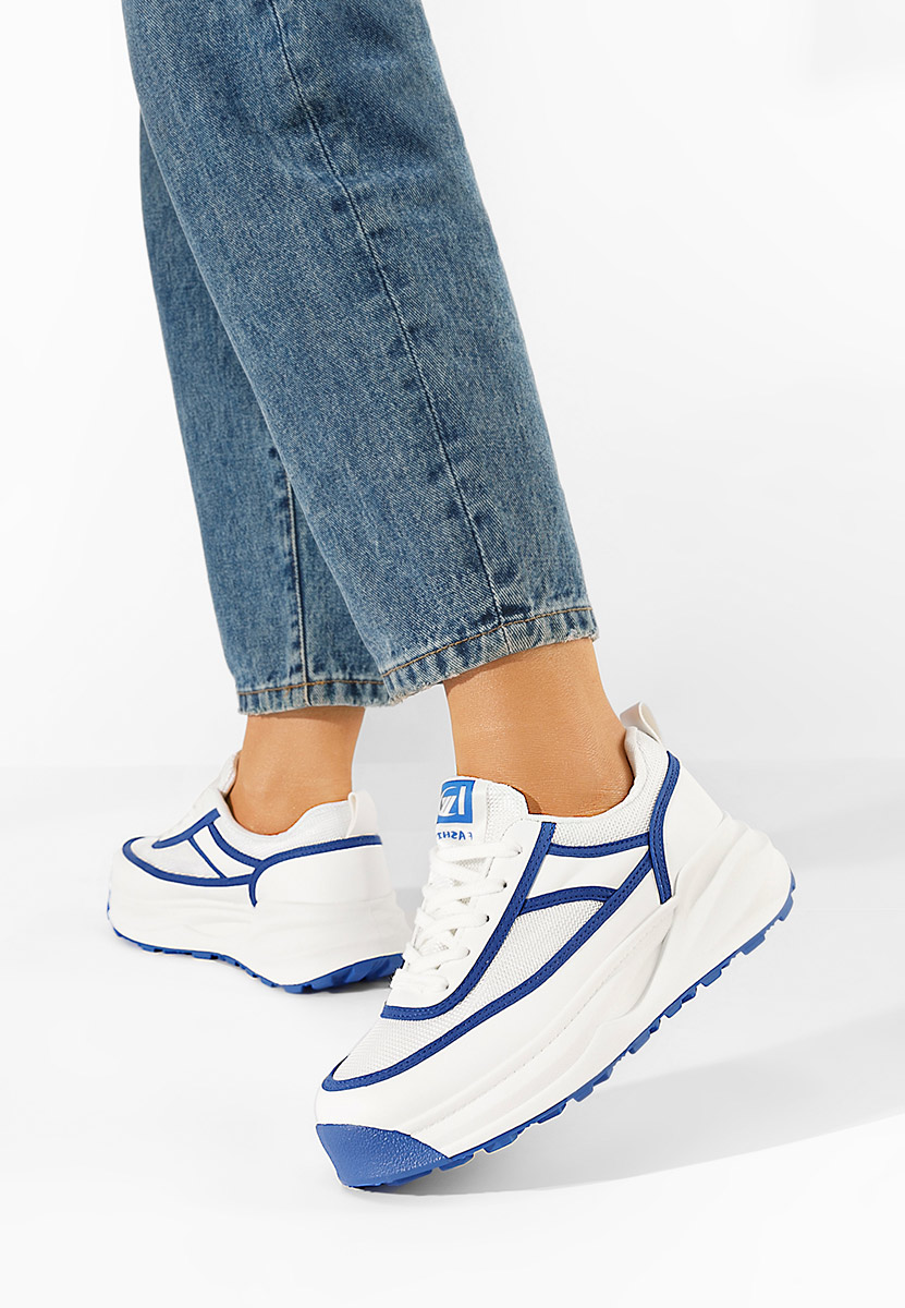 Białe sneakersy damskie Gilda