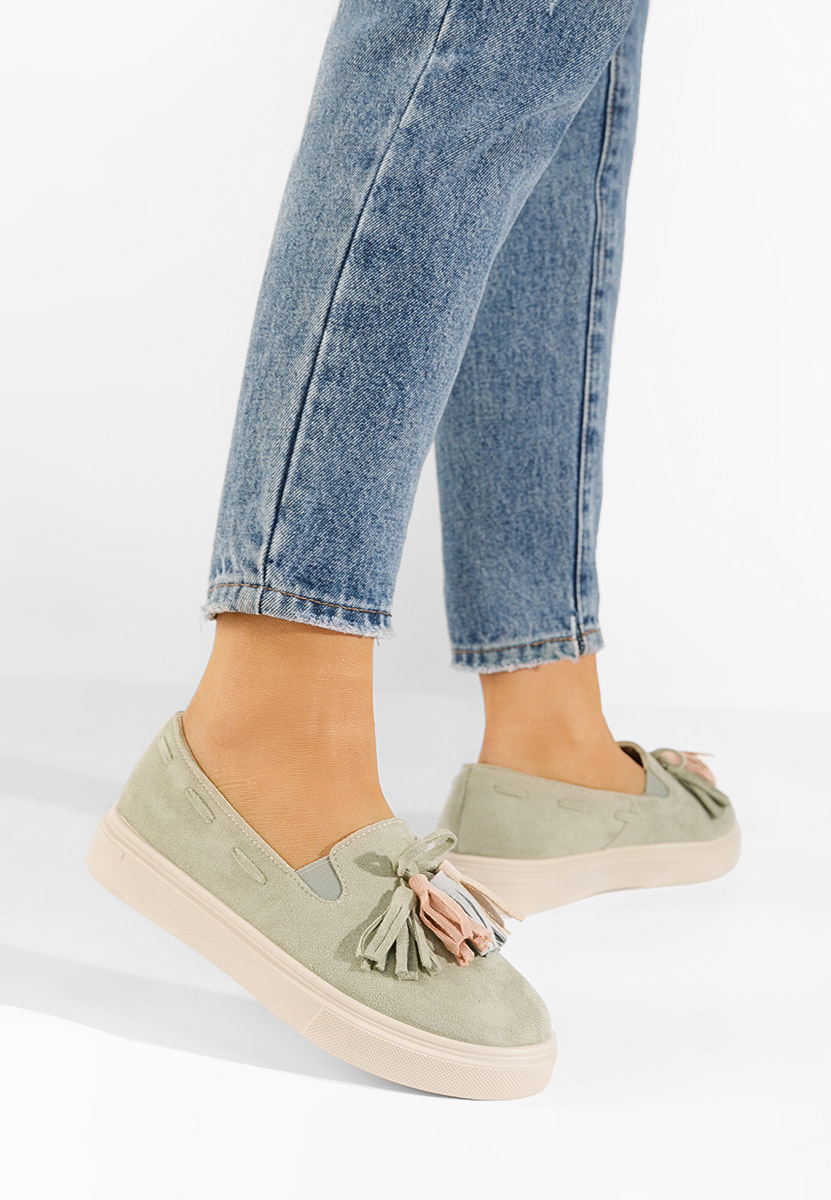 Zielone espadryle damskie Graziela