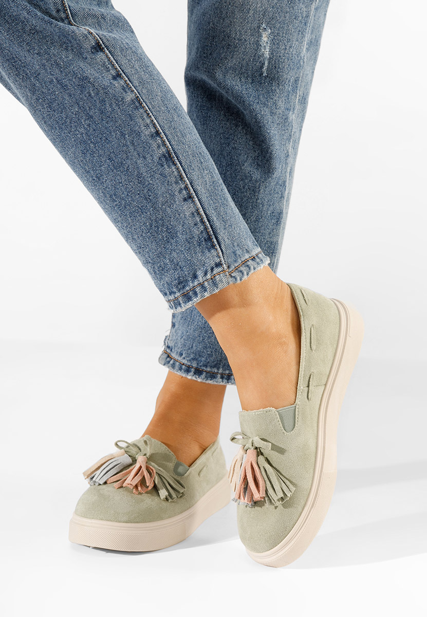 Zielone espadryle damskie Graziela