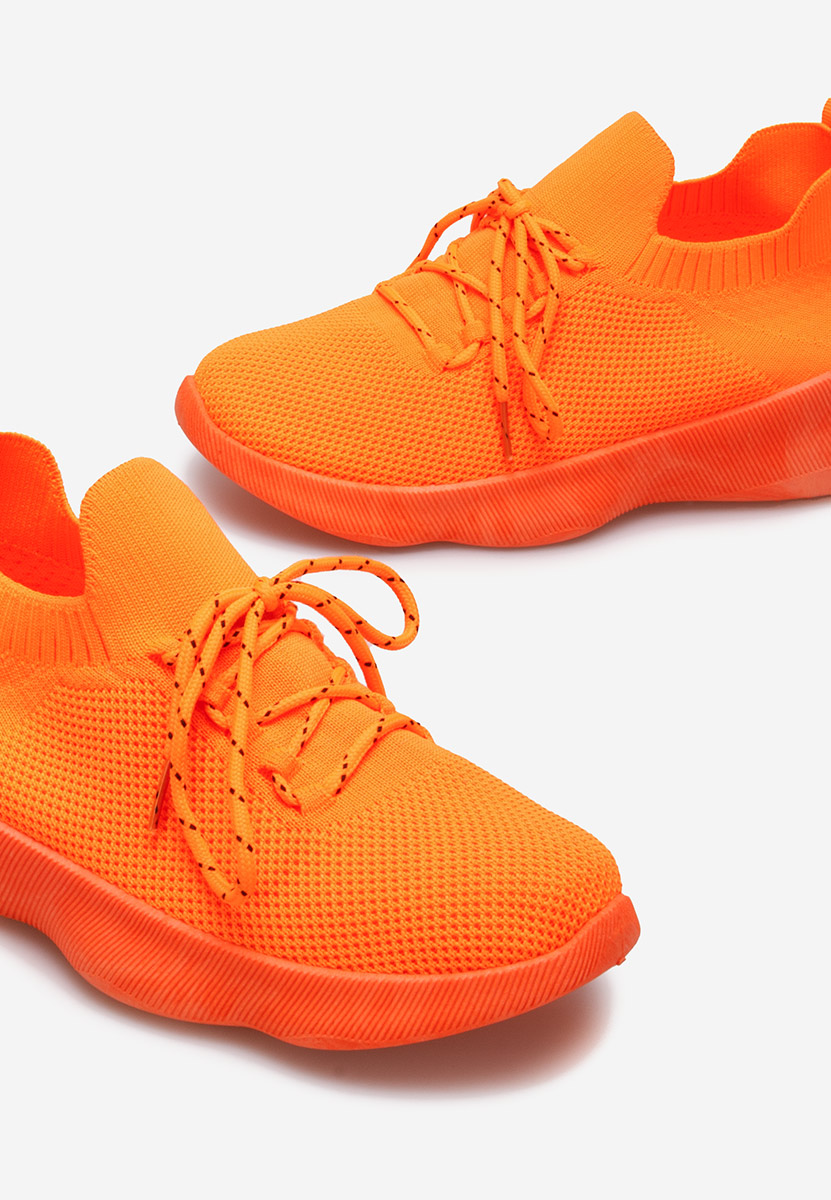 Pomarańczowe buty sportowe damskie Marotti