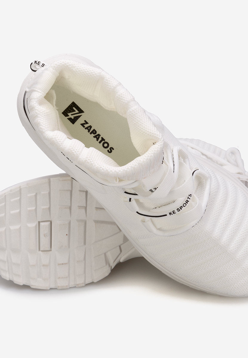 Białe sneakersy wysokie Karrie