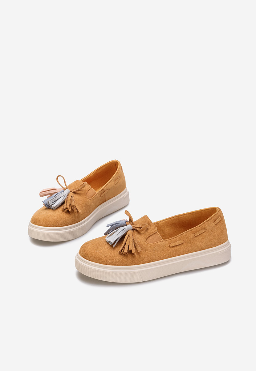 Camelowe espadryle damskie Graziela
