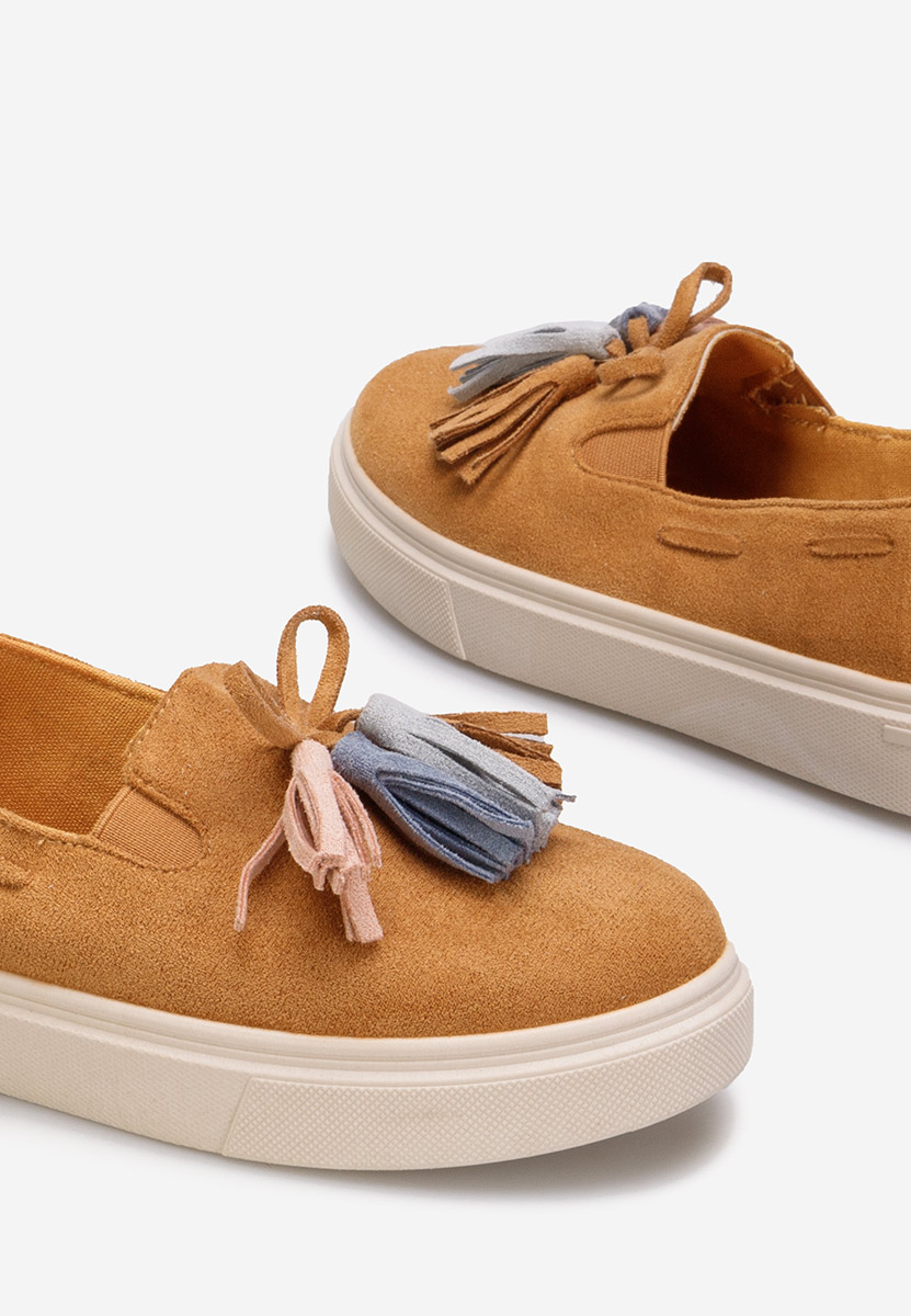 Camelowe espadryle damskie Graziela