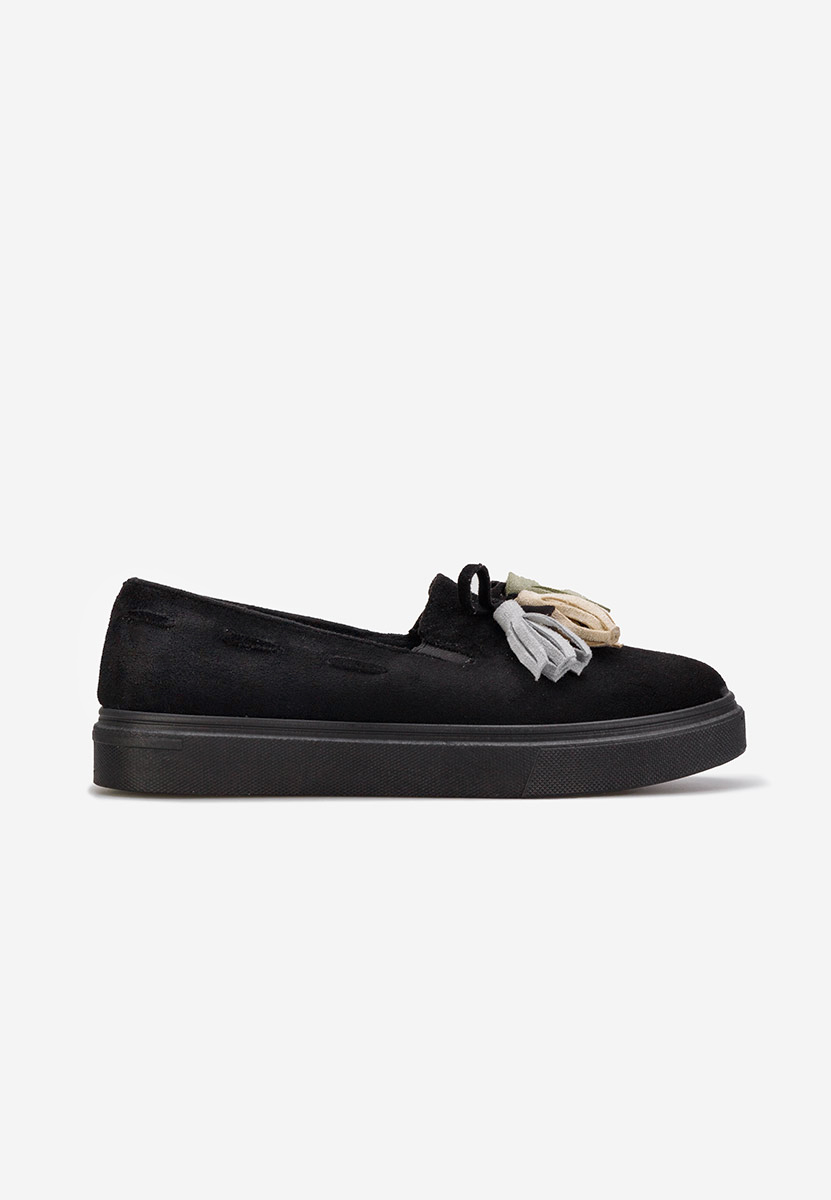 Czarne espadryle damskie Graziela