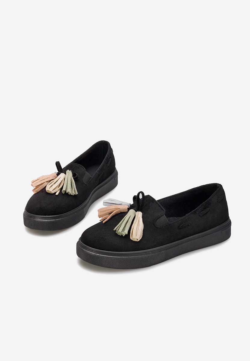 Czarne espadryle damskie Graziela