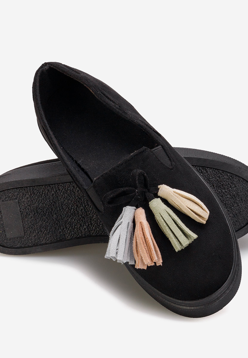 Czarne espadryle damskie Graziela