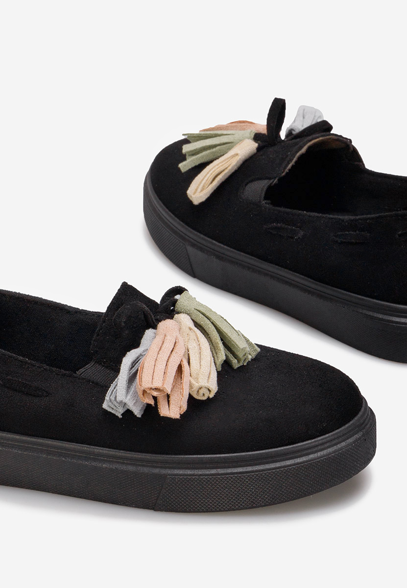 Czarne espadryle damskie Graziela