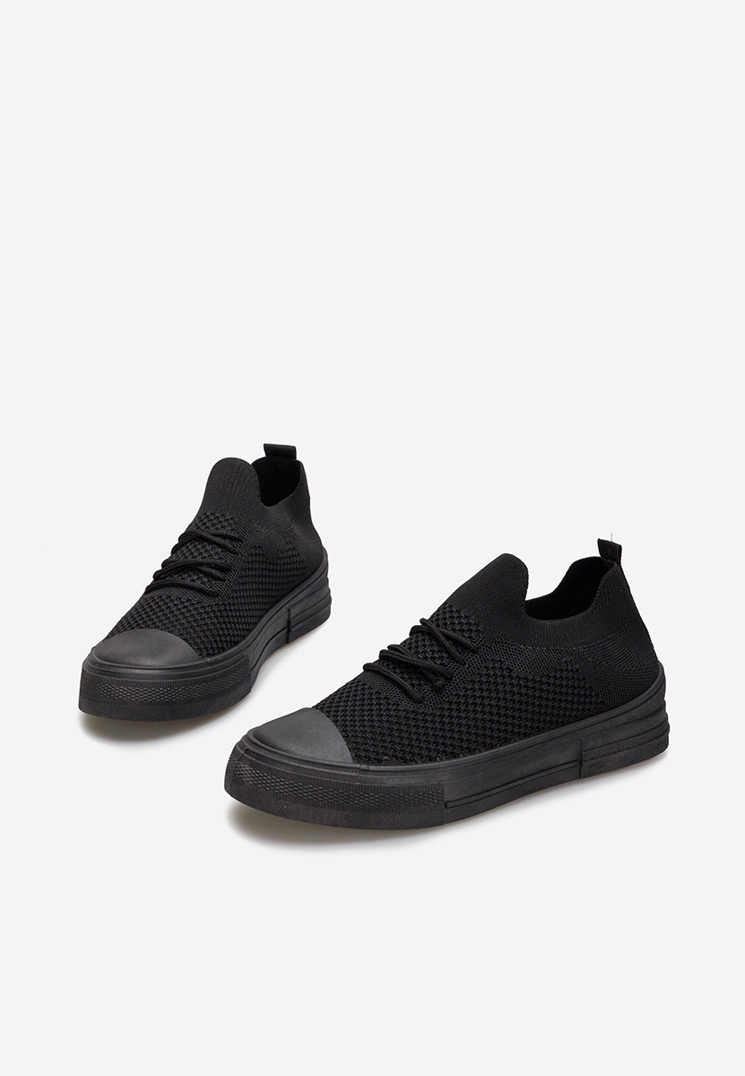 Czarne trampki damskie Beverly